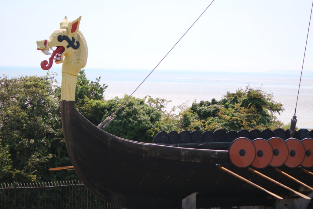 vicking boat replica (Photo by Matt)