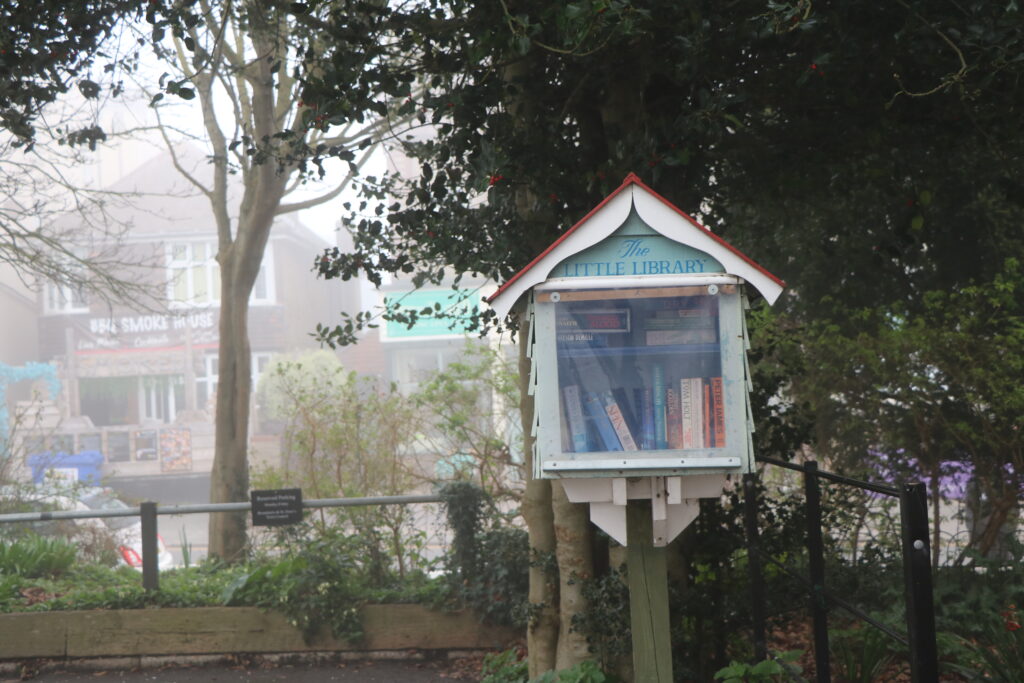 Pierremont park in Broadstairs (Kent) on a foggy day